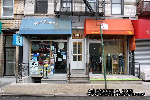 166 Elizabeth St. New York, NY.