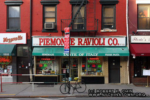 Piemonte Ravioli, 190 Grand St. New York, NY.