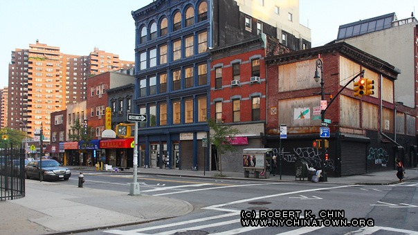 South Side of Grand St btwn Ludlow St and Essex St. New York, NY.