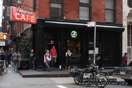 Fanelli's Cafe, 94 Prince St. New York, NY.