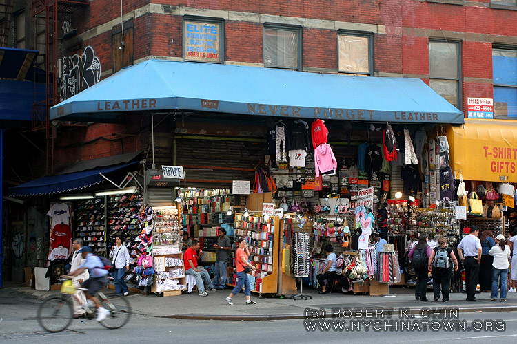 Counterfeit goods for sale on Canal Street 